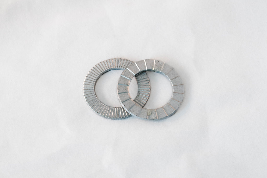 replacement double lock washer for mulcher tooth hardware