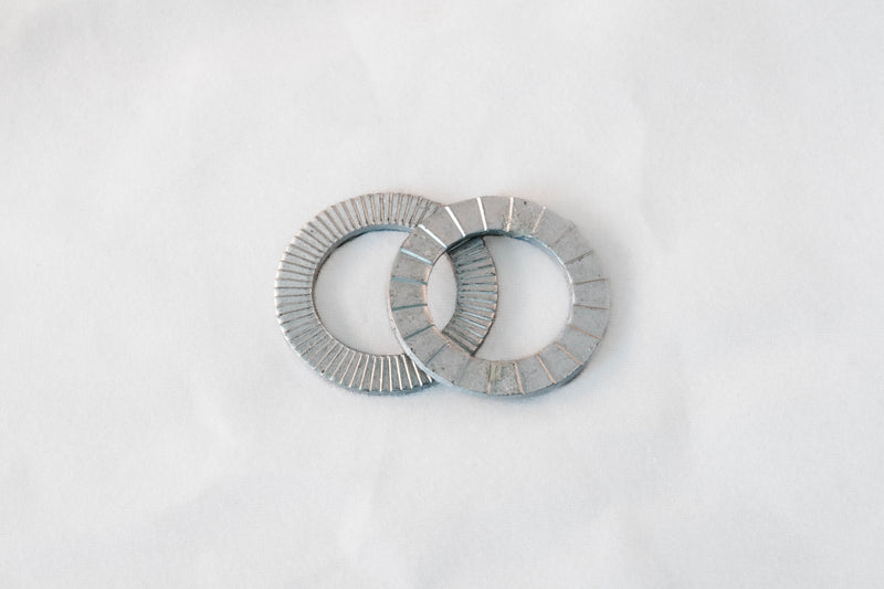 replacement double lock washer for mulcher tooth hardware